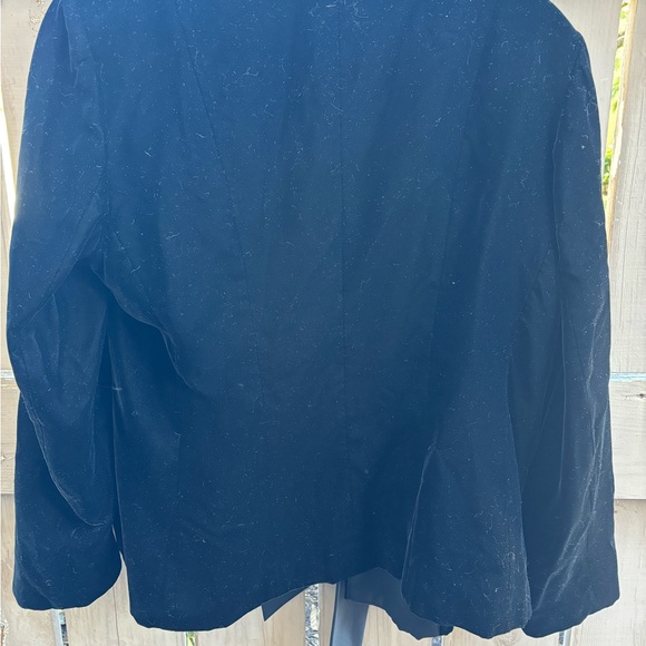 Gorgeous Black Velvet Blazer Sz 16 - EUC - Picture 11 of 13
